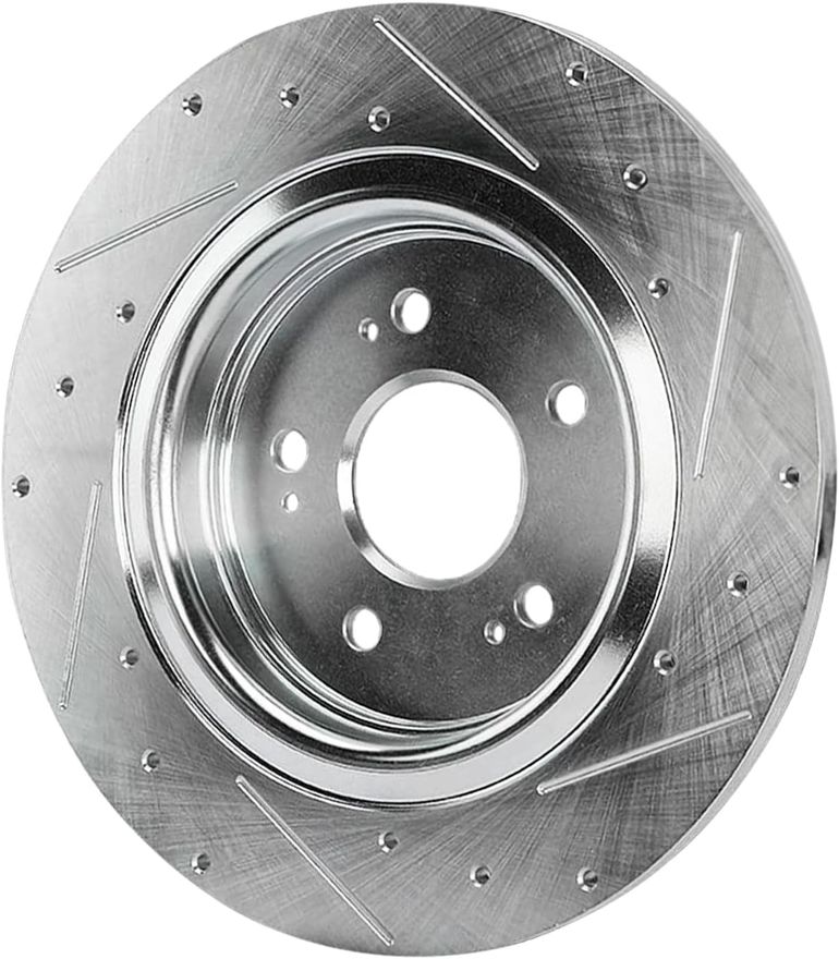 Rear Drilled Disc Brake Rotor - S-800110 x2