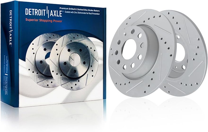 Main Image - Rear Drilled Disc Brake Rotors