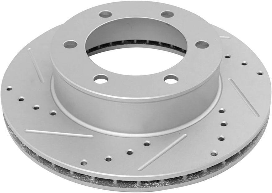 Front Drilled Disc Brake Rotor - S-800295 x2