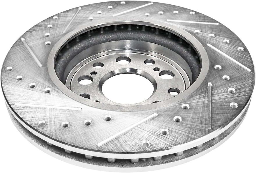 Front Drilled Disc Brake Rotor - S-800210 x2