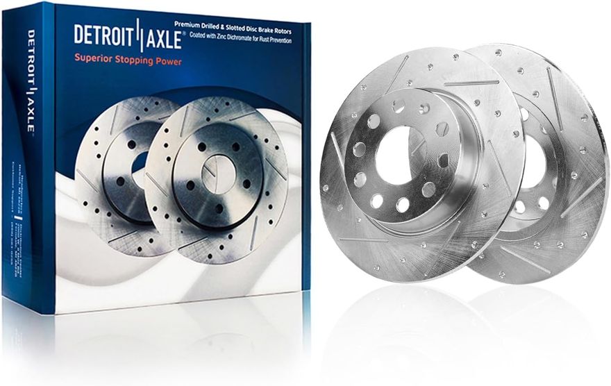 Main Image - Rear Drilled Disc Brake Rotors