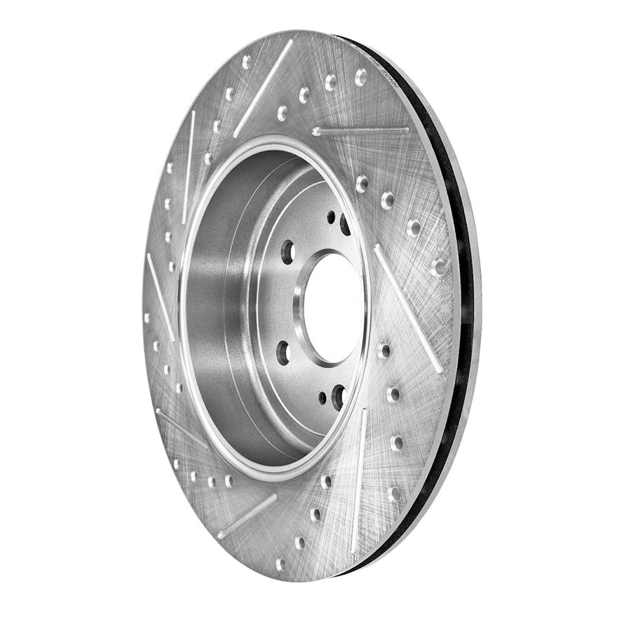 Rear Drilled Disc Brake Rotor - S-800225 x2