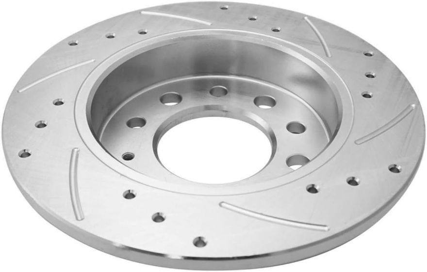 Rear Drilled Disc Brake Rotor - S-800233 x2