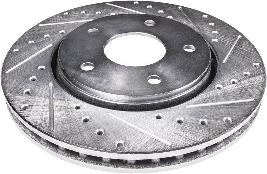 Rear Drilled Disc Brake Rotor - S-800239 x2