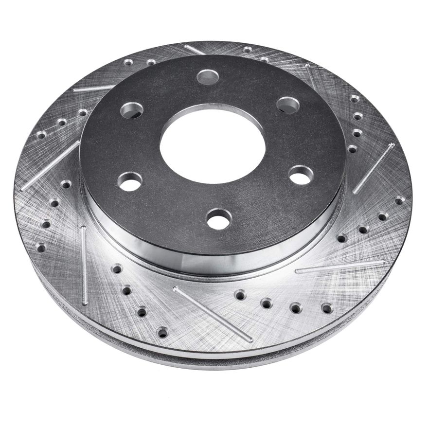 Rear Drilled Brake Rotor - S-800357 x2