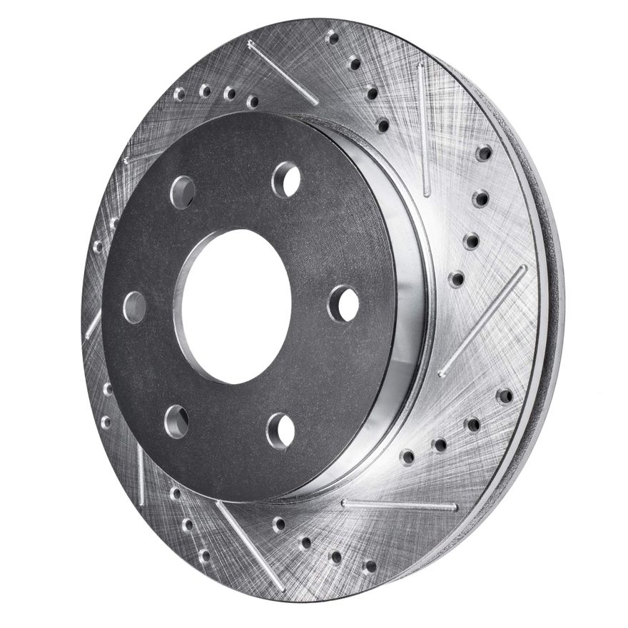 Rear Drilled Brake Rotor - S-800357 x2