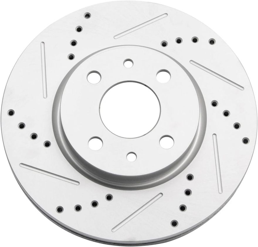 Front Drilled Brake Rotor - S-800393 x2
