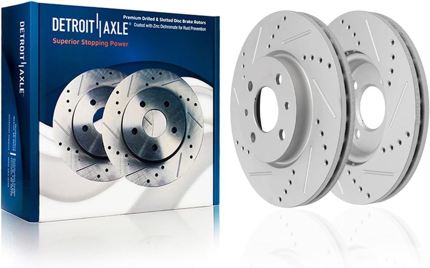 Main Image - Front Drilled Brake Rotors