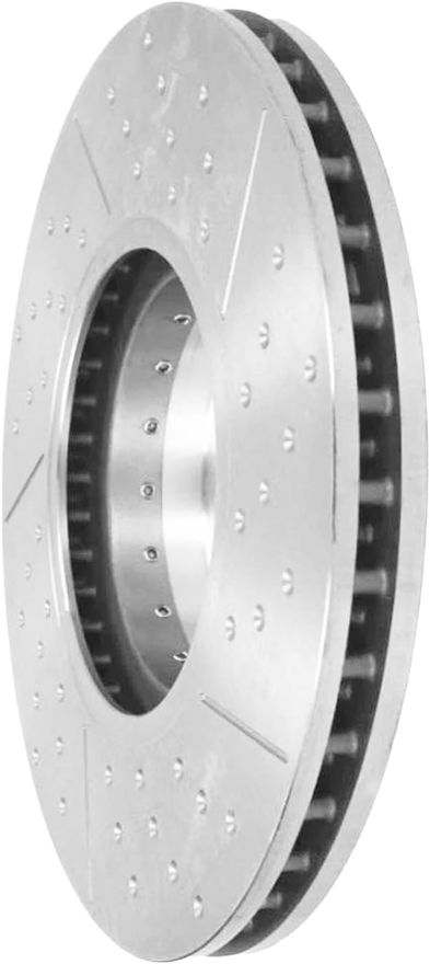 Front Drilled Brake Rotor - S-800392 x2