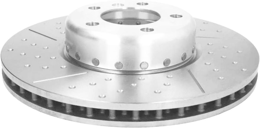 Front Drilled Brake Rotor - S-800392 x2