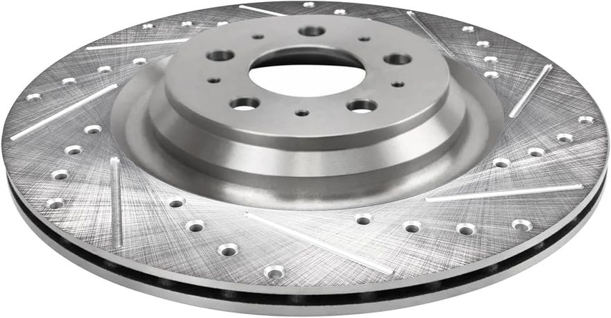 Rear Drilled Disc Brake Rotor - S-982781 x2