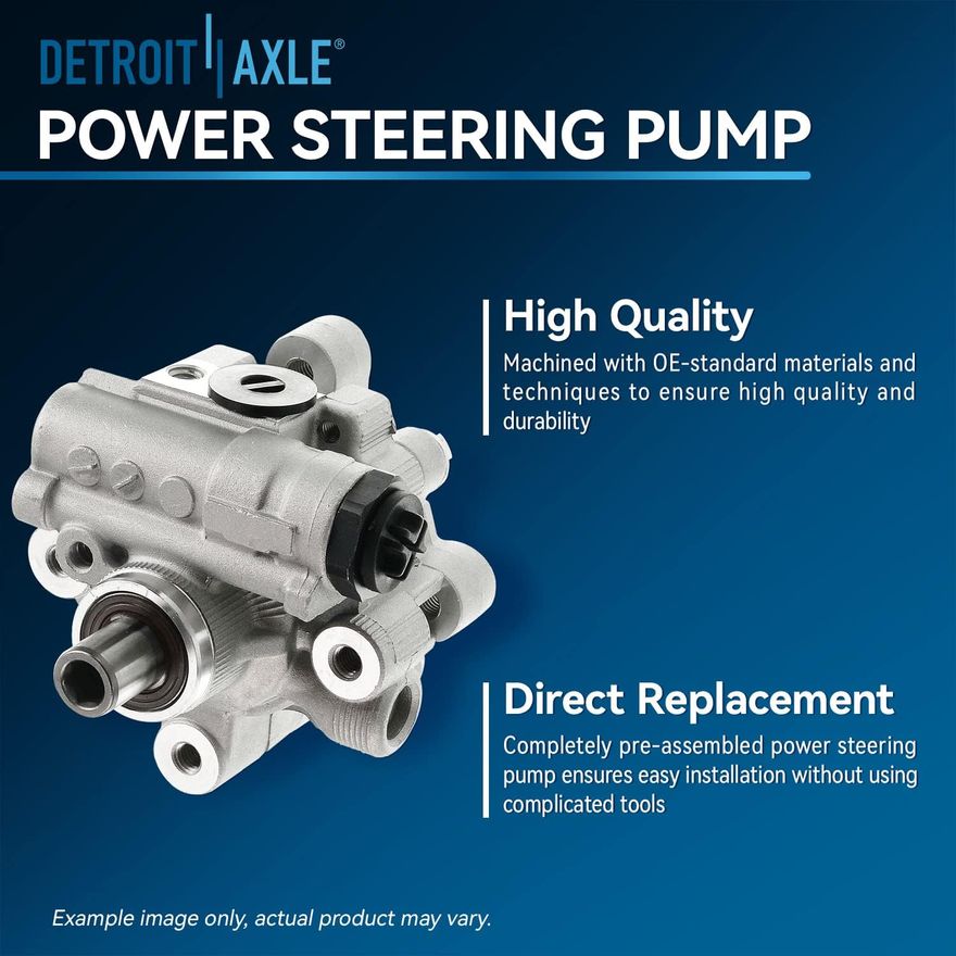 Acura Mdx Power Steering Pump Power Steering Pump 21-5349 - Compatible With Honda Accord V6 2003-2007 & Acura MDX 2003-2006 3.0L V6 Power Steering Pump