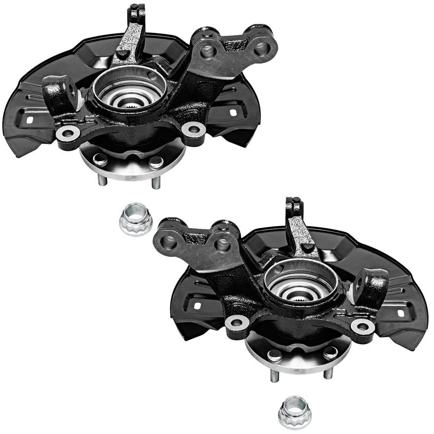 Front Knuckle and Wheel Hub - KA067 / KA068
