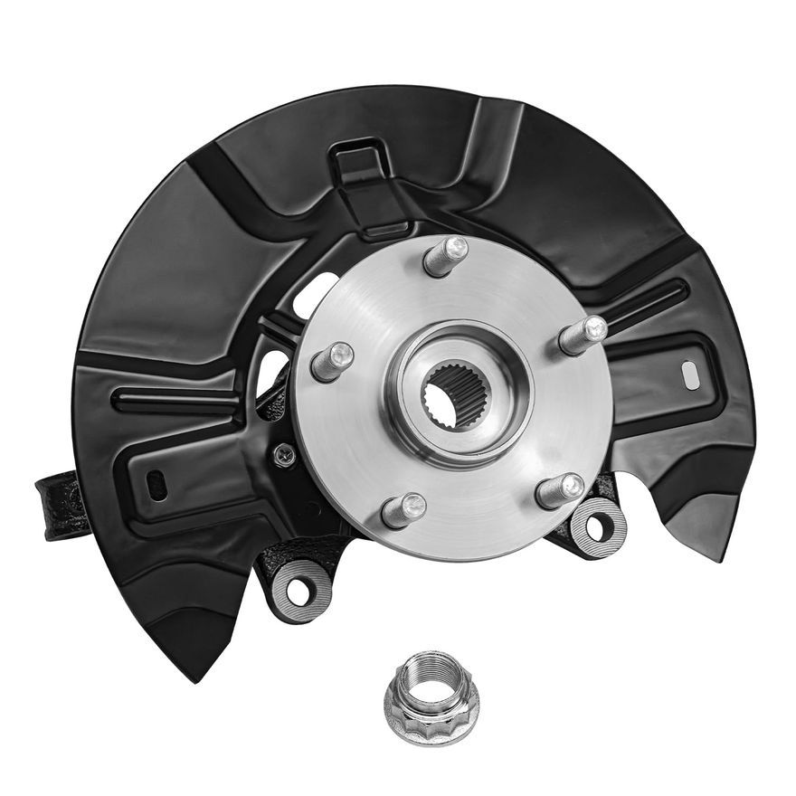 Front Left Knuckle and Wheel Hub - KA069