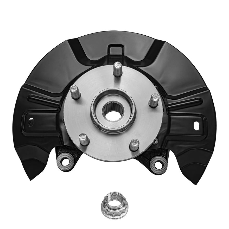 Front Left Knuckle and Wheel Hub - KA069