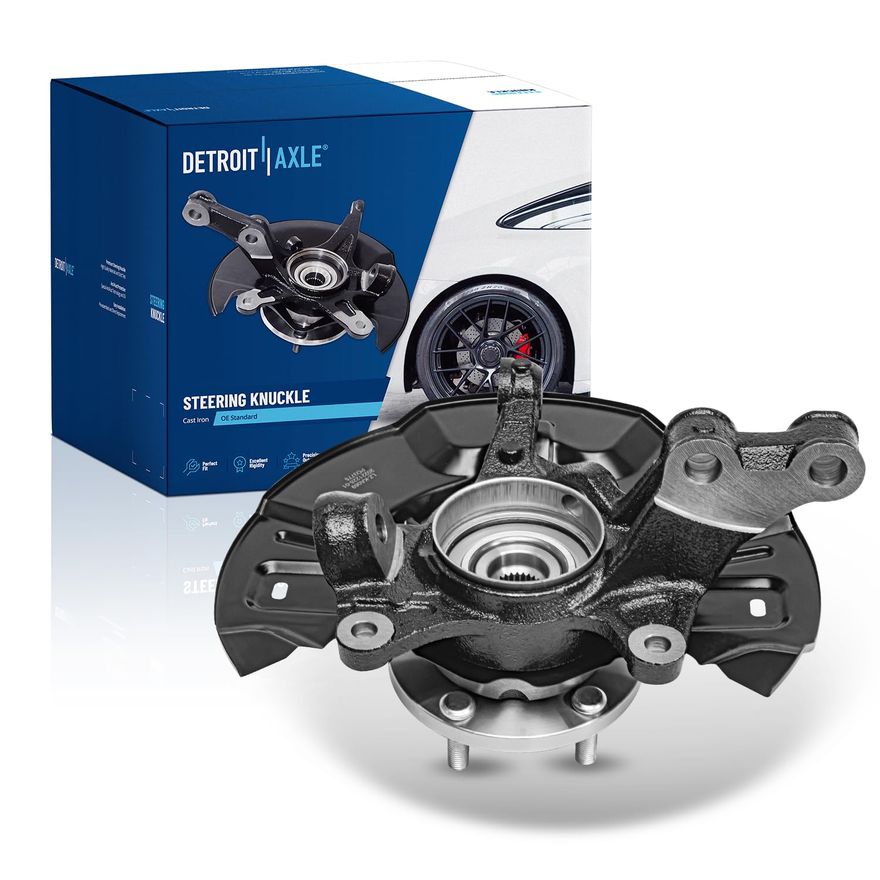 Main Image - Front Left Knuckle and Wheel Hub