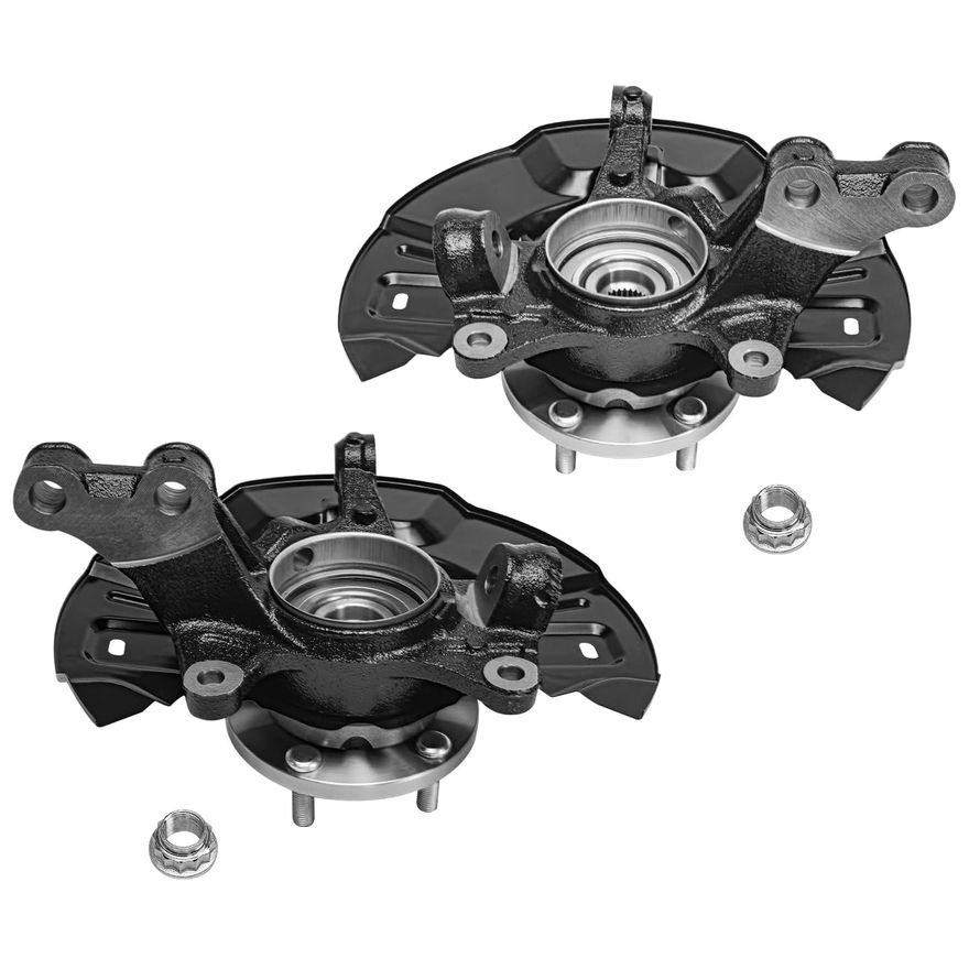 Front Knuckles and Wheel Hub - KA069 / KA070