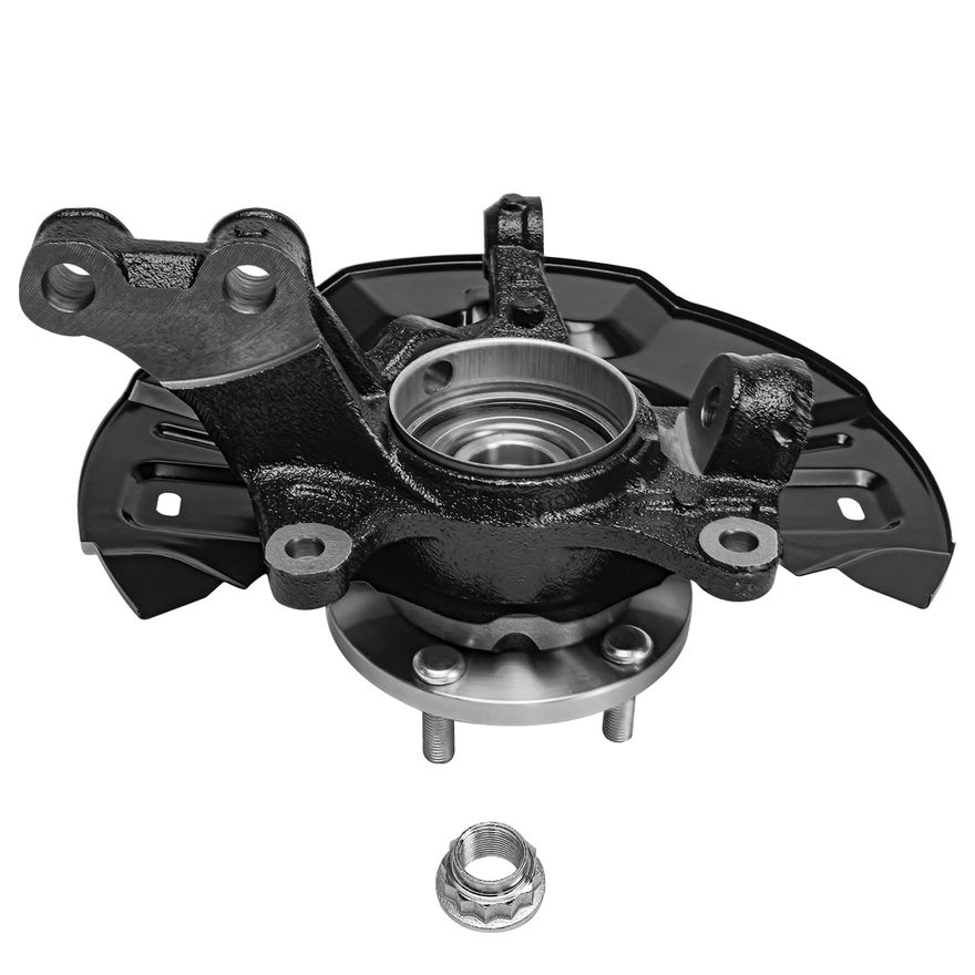 Front Right Knuckle and Wheel Hub - KA070