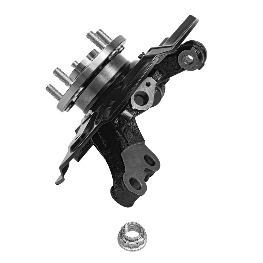 Front Right Knuckle and Wheel Hub - KA070