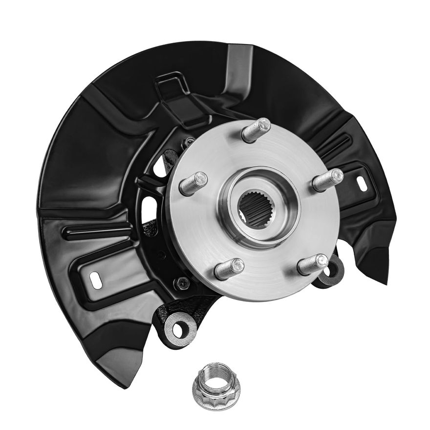 Front Right Knuckle and Wheel Hub - KA070