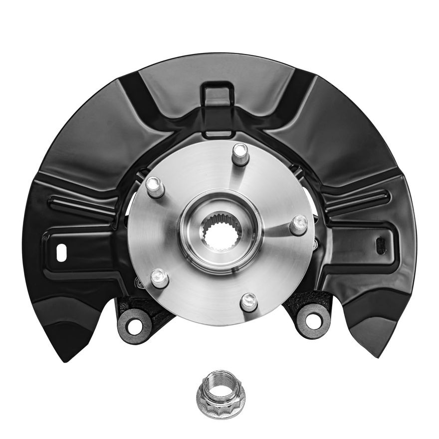 Front Right Knuckle and Wheel Hub - KA070