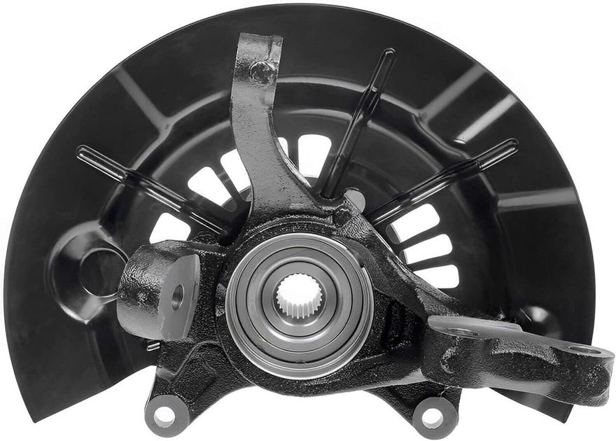 Front Steering Knuckles and Wheel Hub Bearings (Pair)