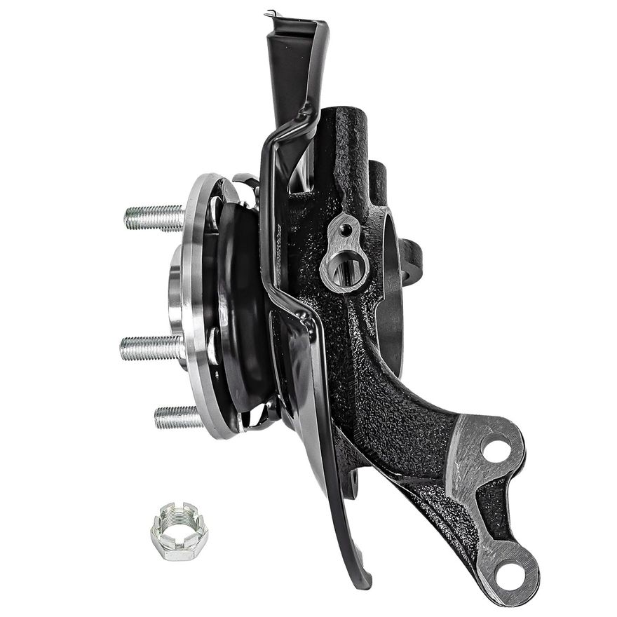 Front Passenger Side Steering Knuckle and Wheel Hub Bearing 