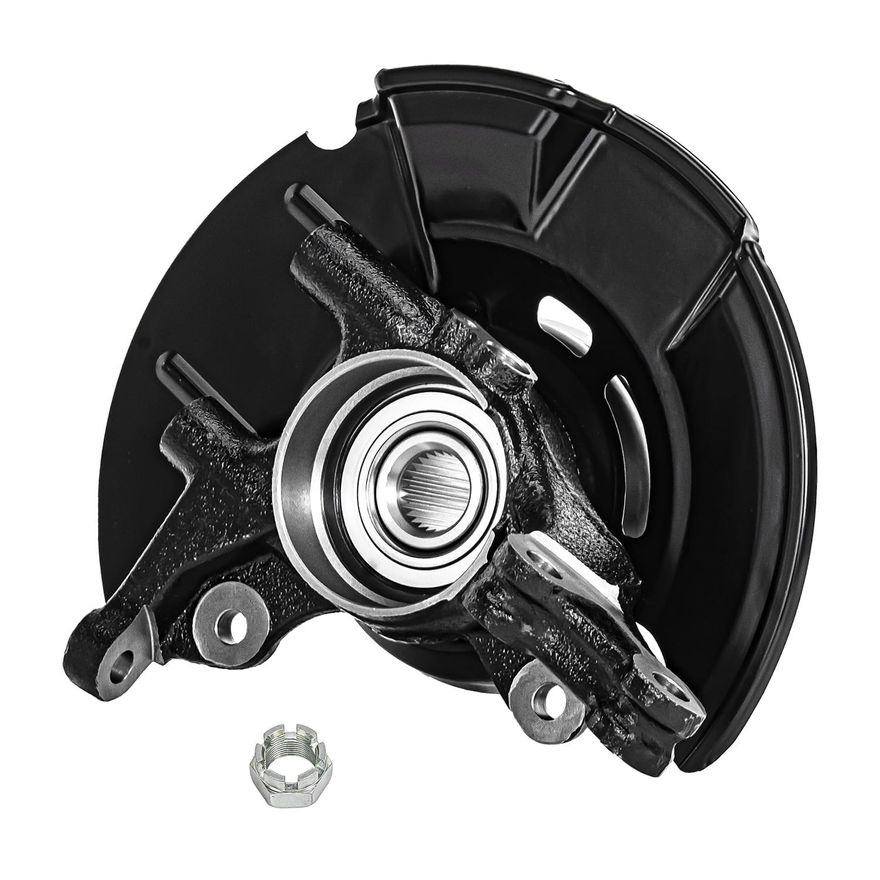 ECCPP Wheel Hub And Bearing Assembly Front Left Right 517501P000 Fit For Hyundai Elantra 2011-2012,for Hyundai Veloster 2012 Base,for Kia Forte 2017-2018 S 5 Lugs Wheel Bearing Hubs Non-ABS 2pcs