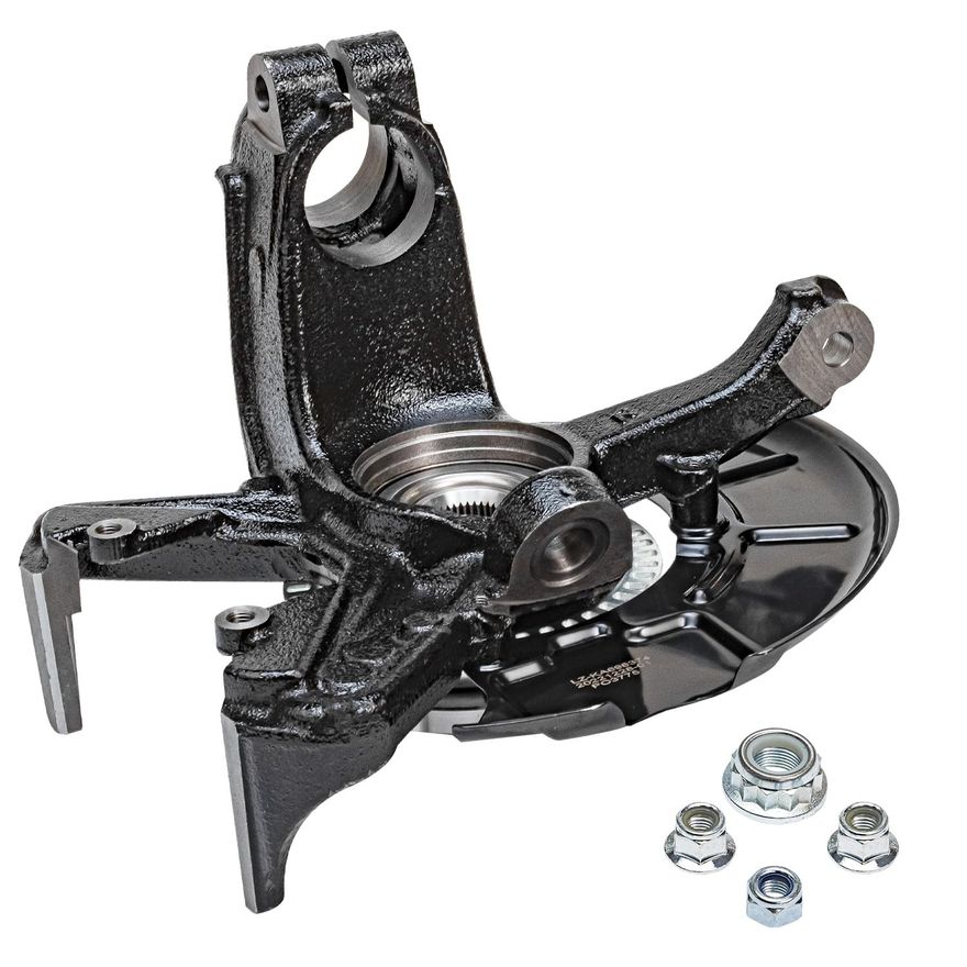 2001 Volkswagen Golf Front Passenger Side Steering Knuckle and  