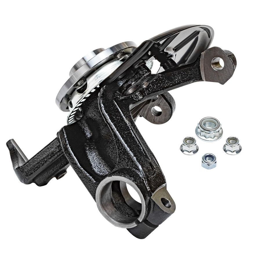 2006 Volkswagen Golf Front Steering Knuckles and Wheel Hub 