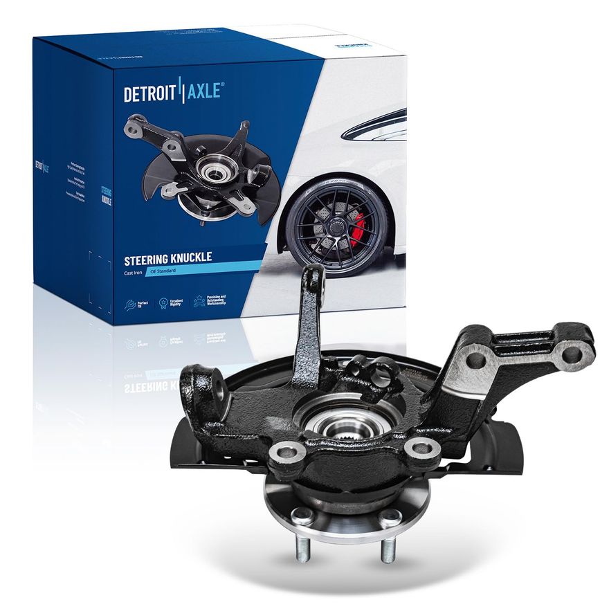 Main Image - Front Left Knuckle & Wheel Hub