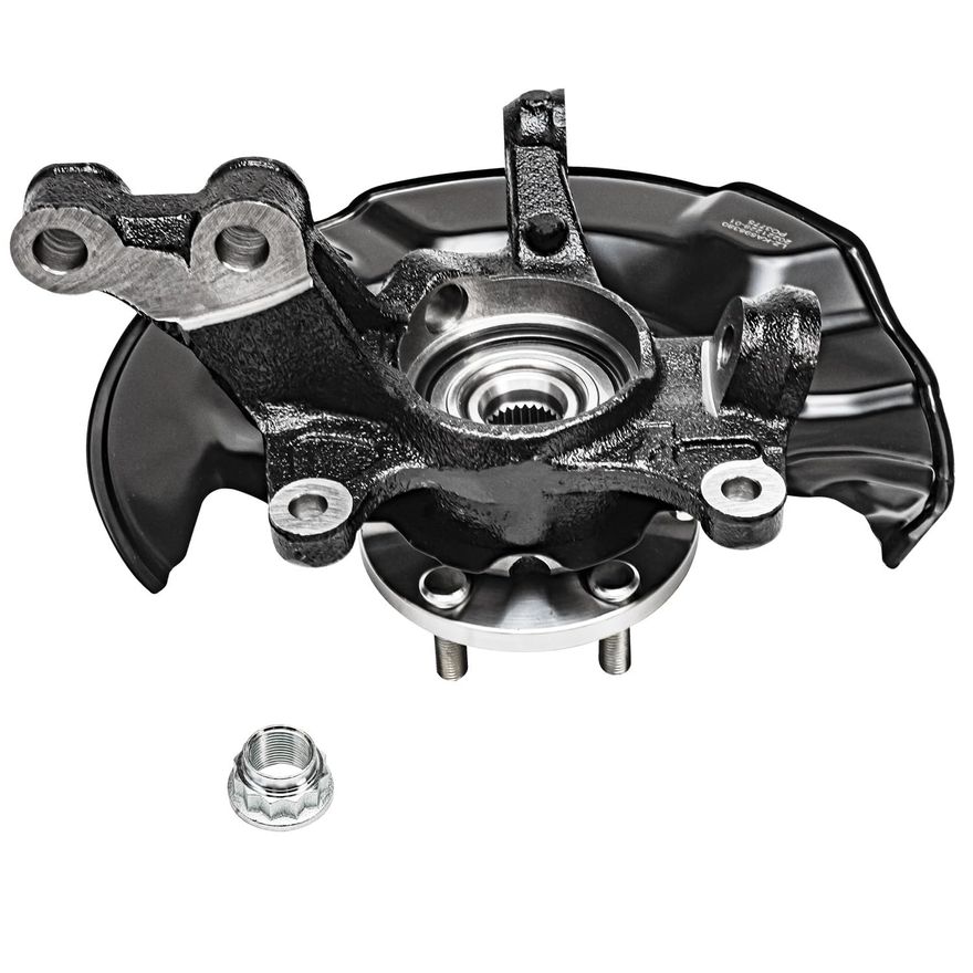 Front Left Knuckle and Wheel Hub - KA698381