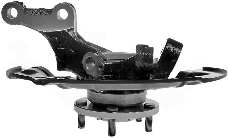 Front Driver Side Steering Knuckle and Wheel Hub Bearing