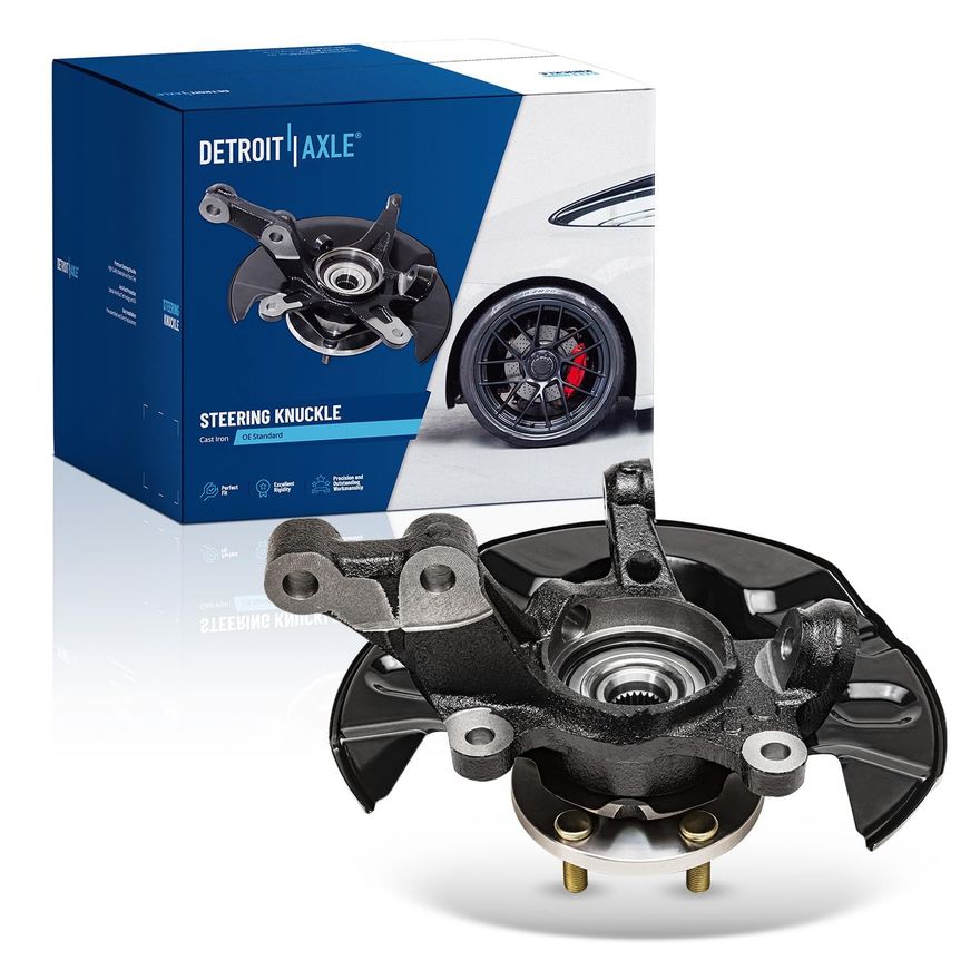 Main Image - Front Right Knuckle & Wheel Hub