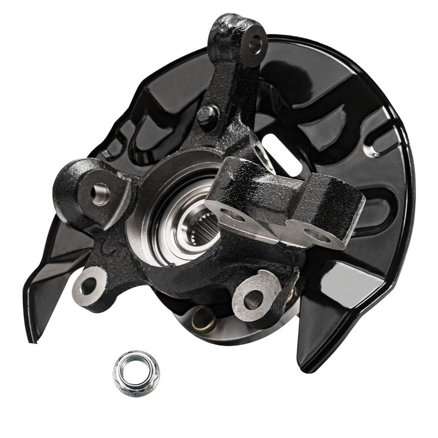 Front Left Knuckle and Wheel Hub - KA698389