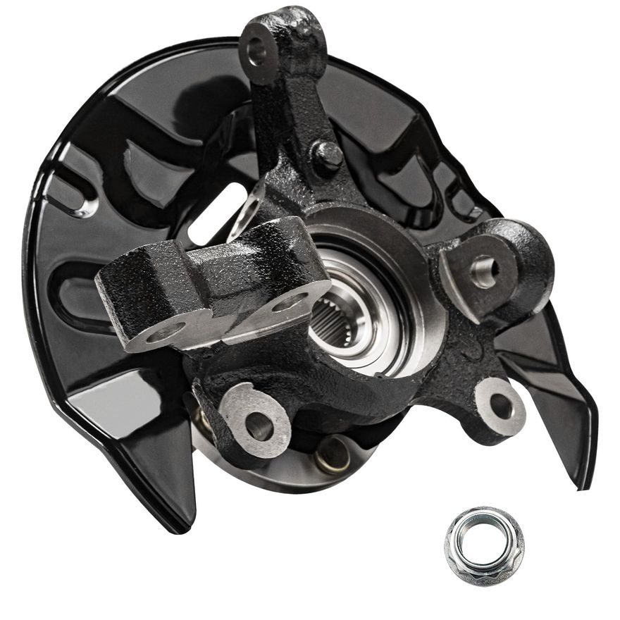 Front Left Knuckle and Wheel Hub - KA698389