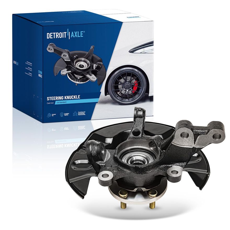 Main Image - Front Left Knuckle and Wheel Hub