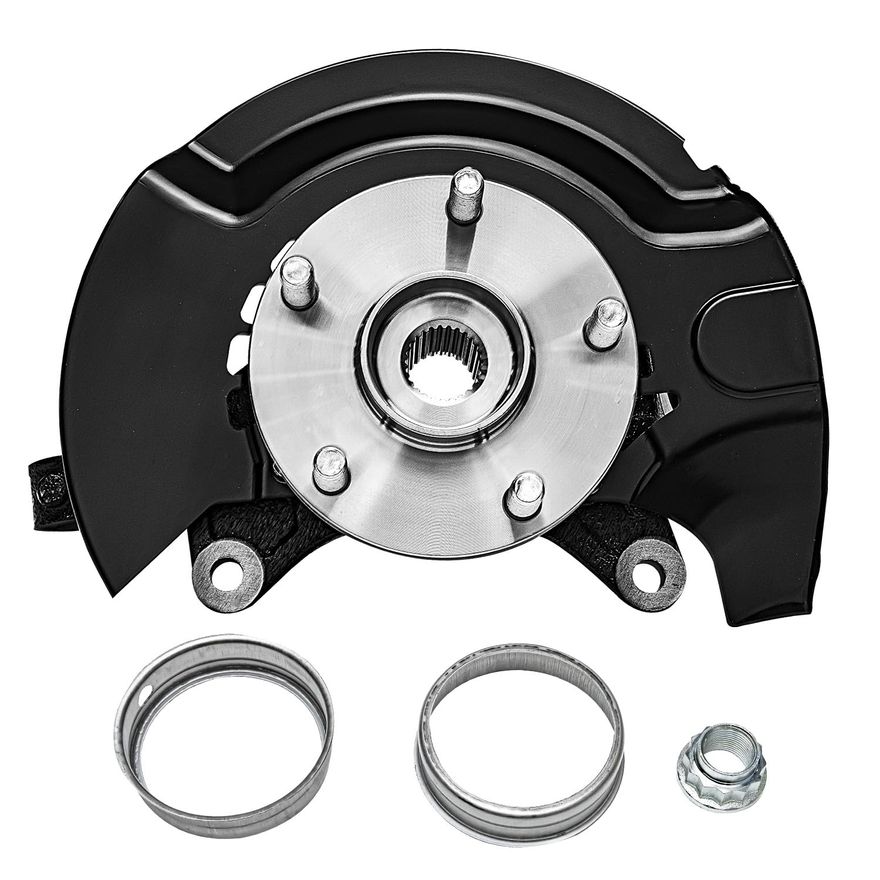 Front Right Knuckle & Wheel Hub - KA698398