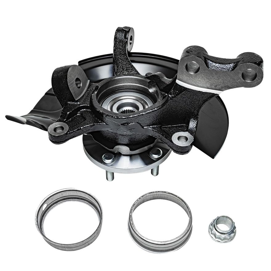 Front Left Knuckle & Wheel Hub - KA698399