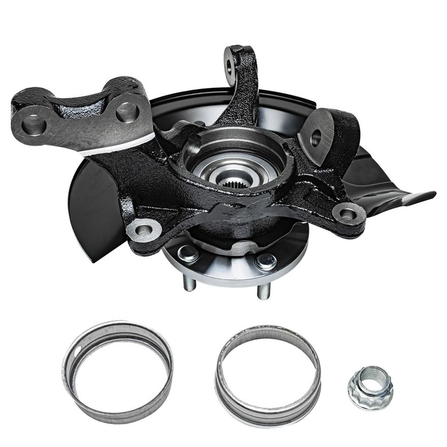 Front Left Knuckle & Wheel Hub - KA698399