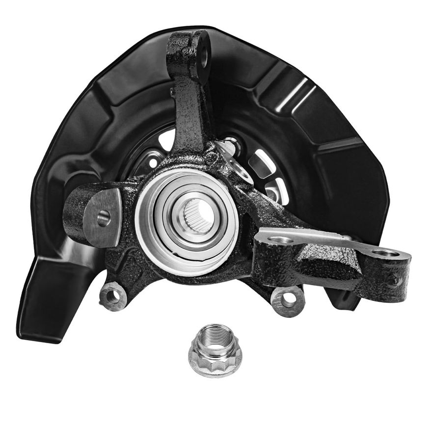 Front Left Knuckle and Wheel Hub - KA698445