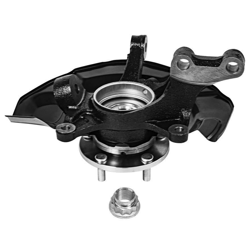 Front Left Knuckle and Wheel Hub - KA698445