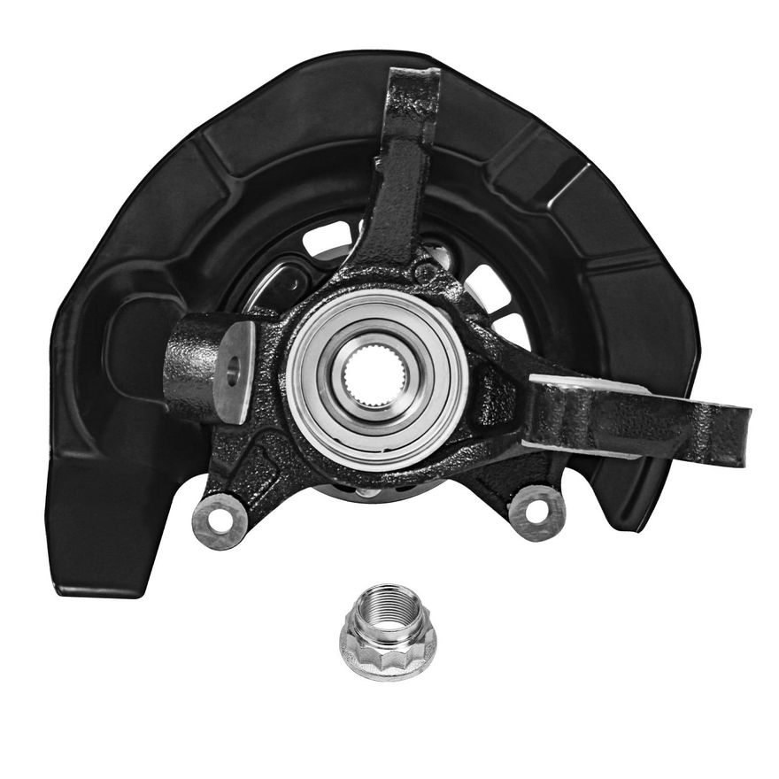 Front Left Knuckle and Wheel Hub - KA698445