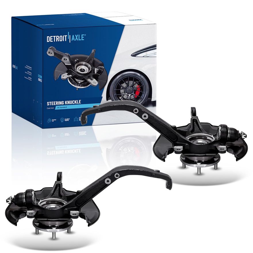 thumbnail image 2 of Auto Shack Front Passenger Side Steering Knuckle & Wheel Bearing Hub Assembly For Honda Accord 2003-2007 2 of 4