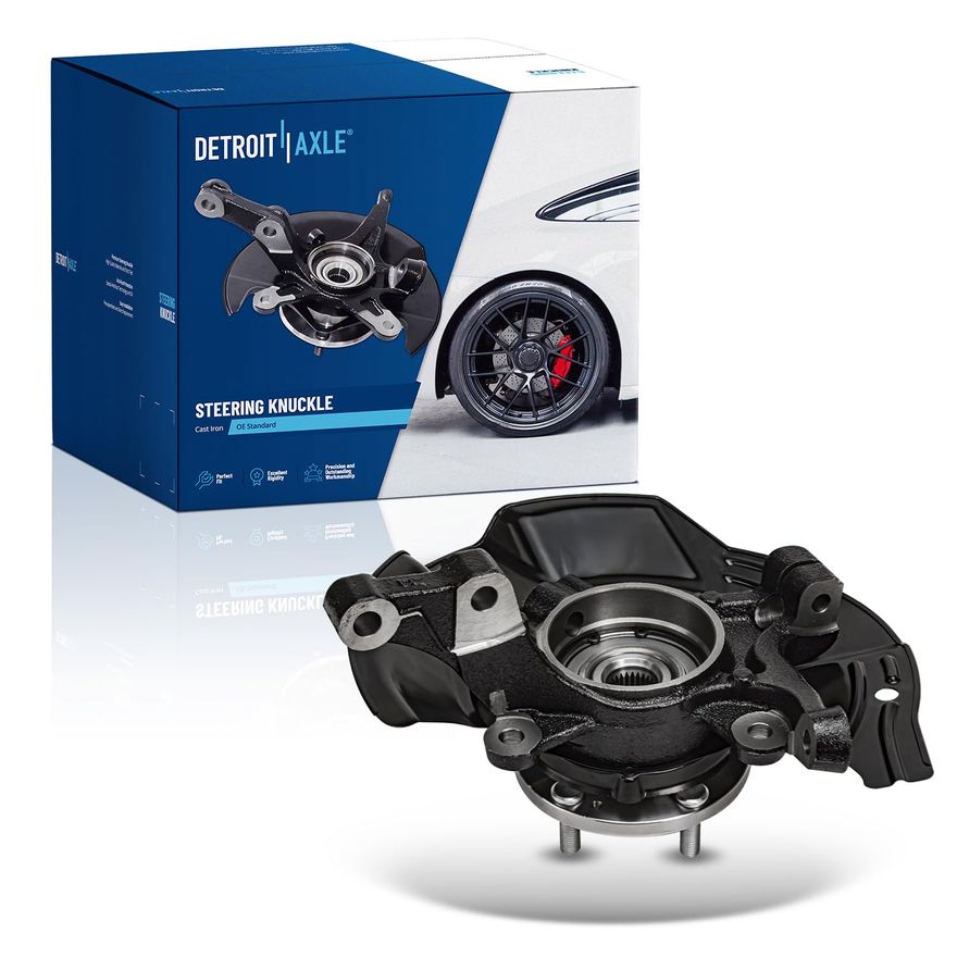 Main Image - Front Left Knuckle and Wheel Hub