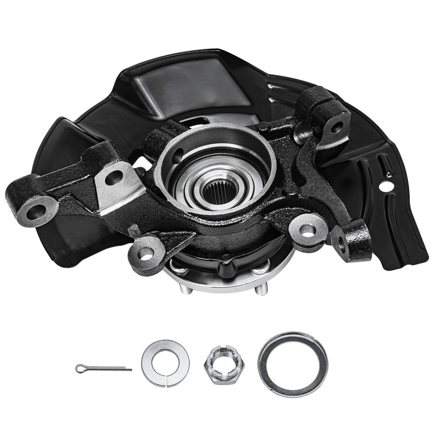 Front Left Knuckle and Wheel Hub - KA698463