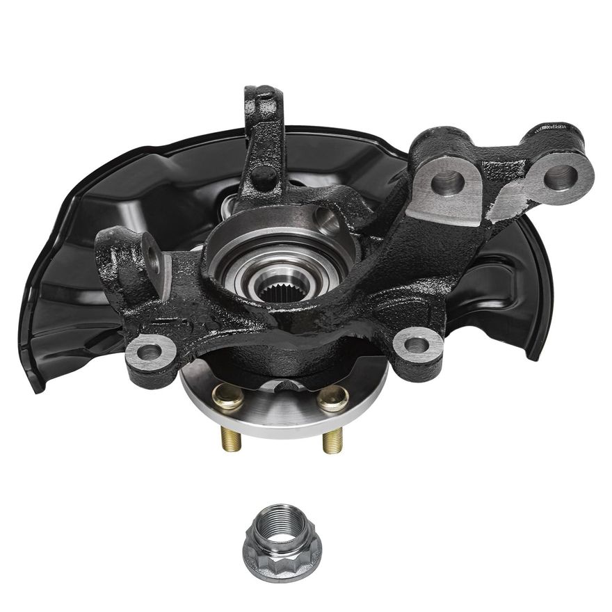 Front Left Knuckle and Wheel Hub - KA698477