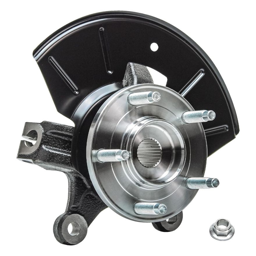 Front RH Steering Knuckle & Wheel Hub Bearing Assembly For Ford Escape Mazda Tribute Mercury Mariner 2005-2012