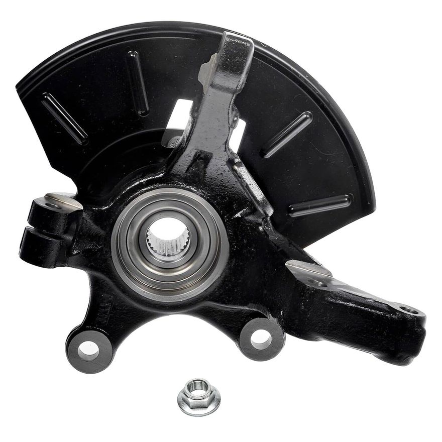 Front Passenger Side Steering Knuckle & Hub Assembly - Compatible With 2008-2012 Dodge Caliber & 2007-2017 Jeep Compass/Patriot