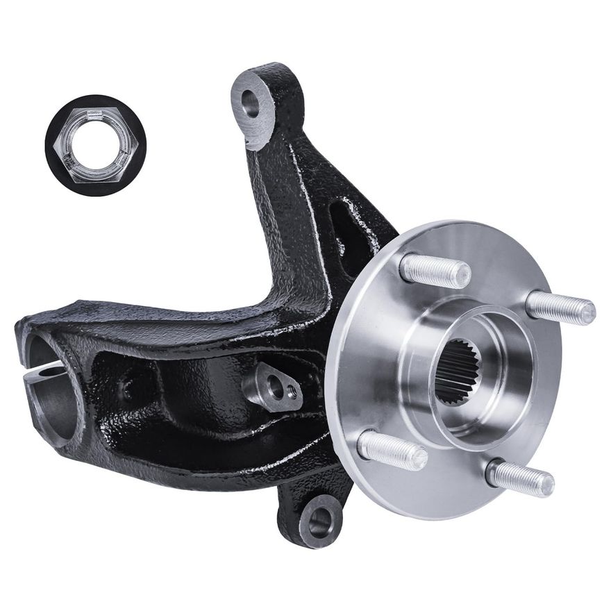 Front Left Knuckle and Wheel Hub - KA698407